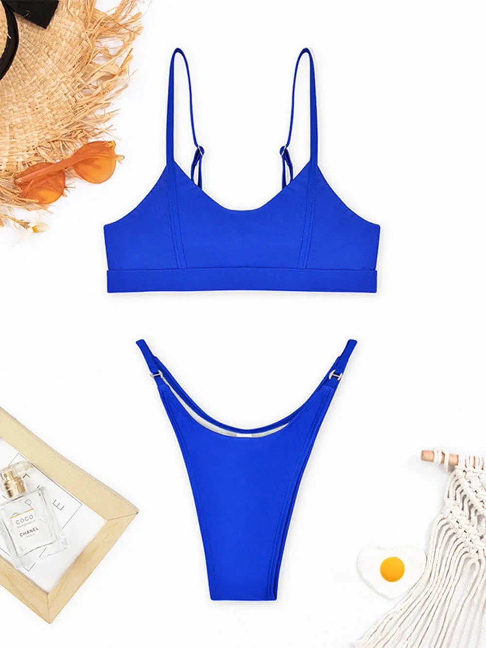 Remi Minimalist High Cut Bikini Set
