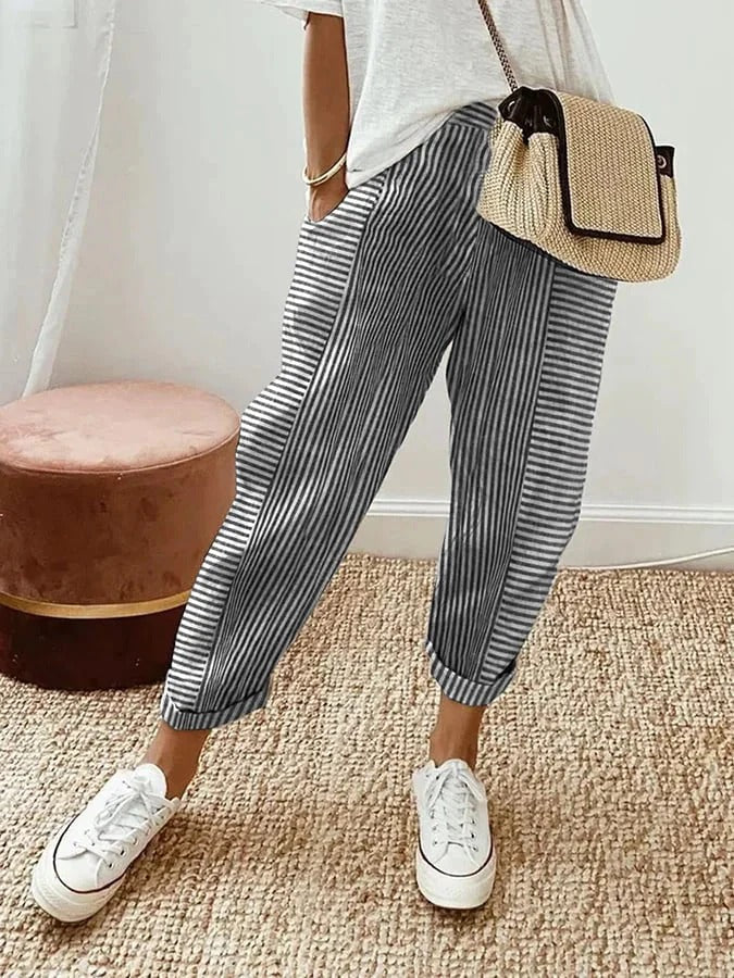 Holly Striped Jogger Pants