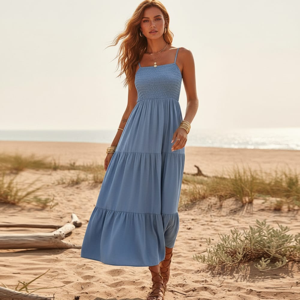 Zaria Tiered Maxi Dress