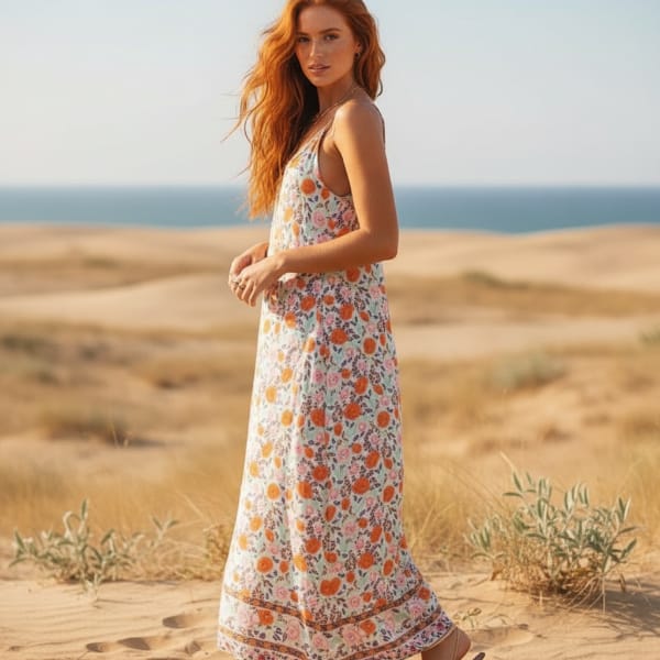 Hadlene Floral Cami Maxi Dress