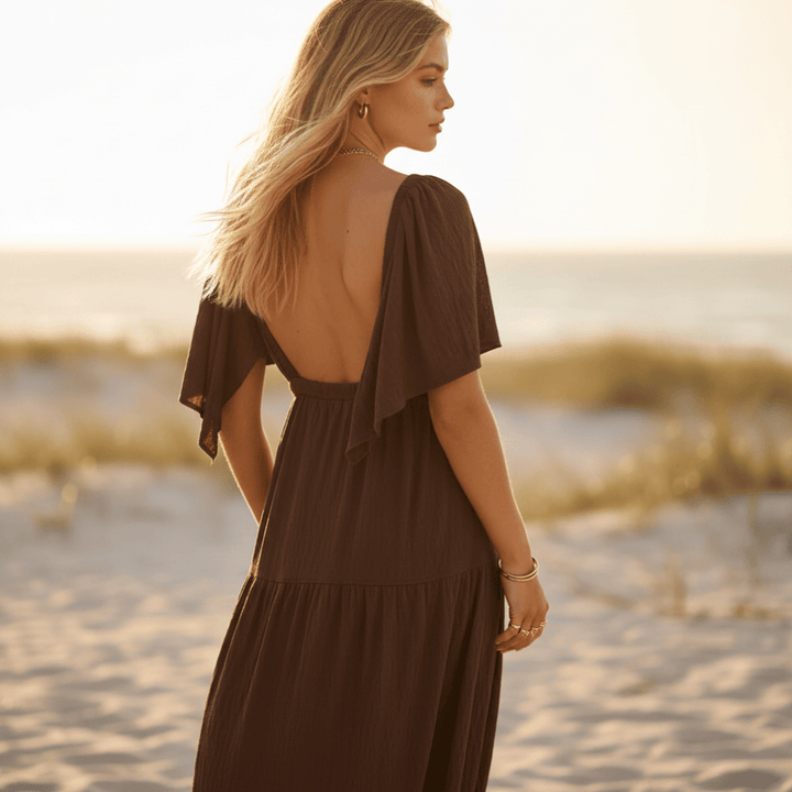 Nikita V-Neck Maxi Dress