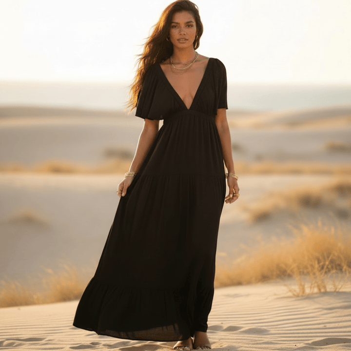 Nikita V-Neck Maxi Dress