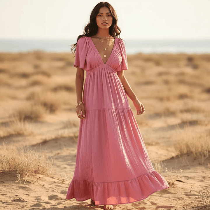 Nikita V-Neck Maxi Dress