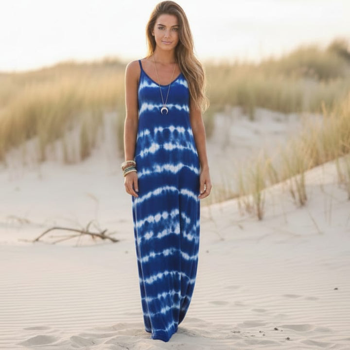 Jolie Tie Dye Maxi Dress