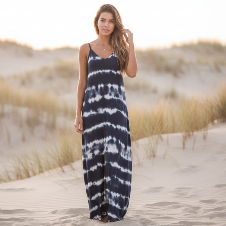 Jolie Tie Dye Maxi Dress