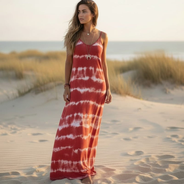 Jolie Tie Dye Maxi Dress