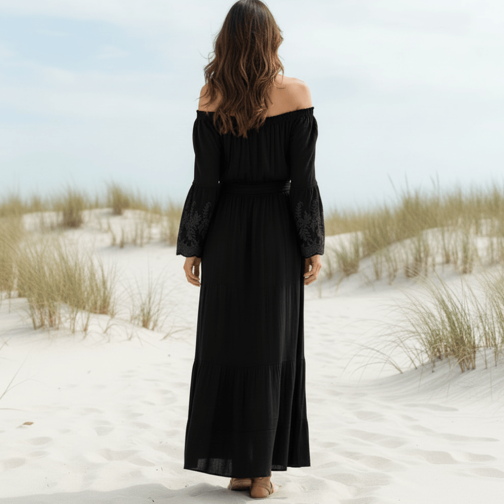 Athene Off Shoulder Maxi Dress