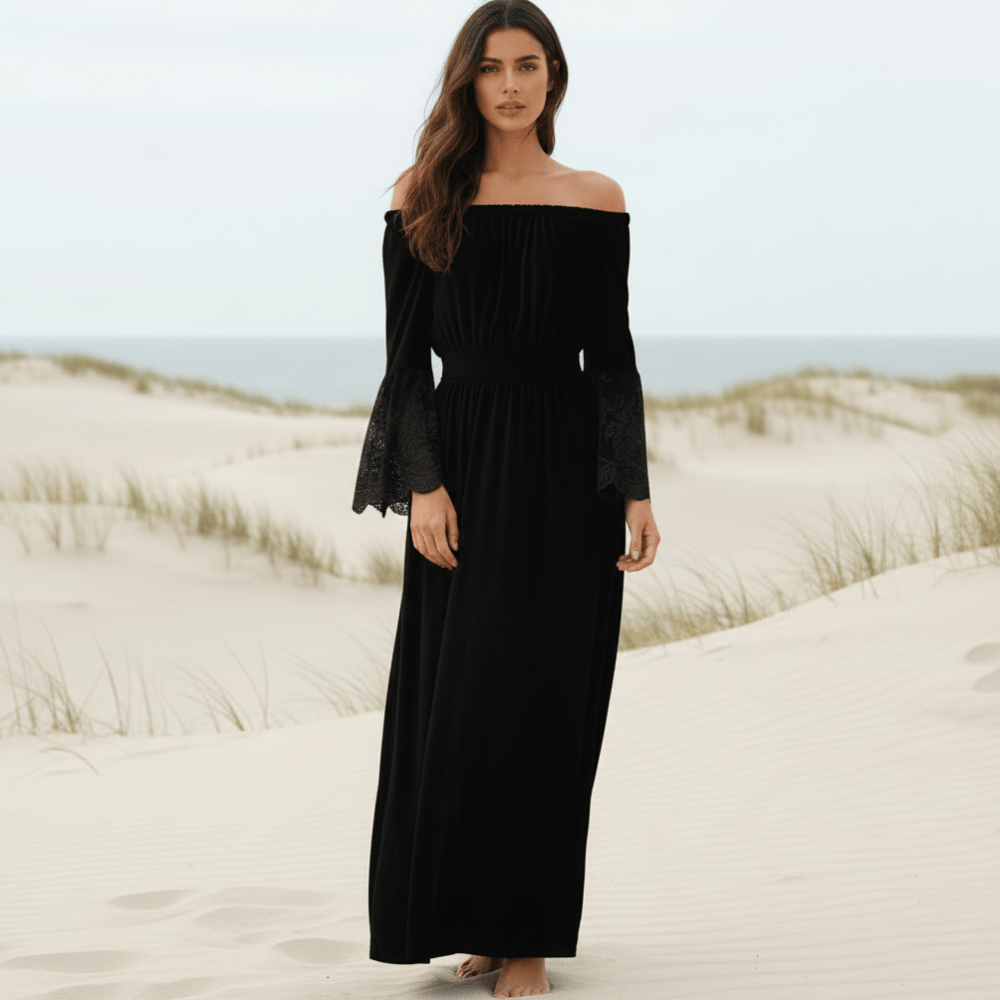 Athene Off Shoulder Maxi Dress