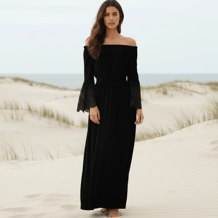 Athene Off Shoulder Maxi Dress