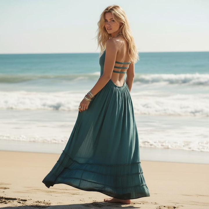 Norah Boho Tiered Maxi Skirt