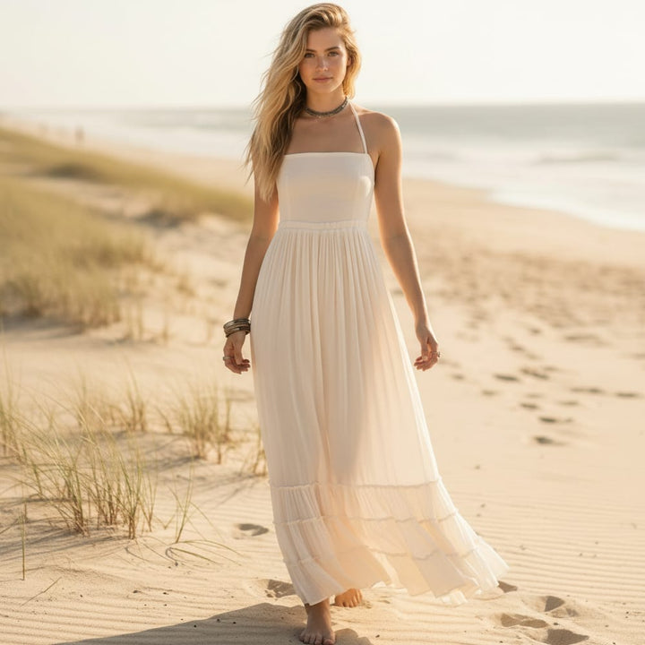 Norah Boho Tiered Maxi Skirt