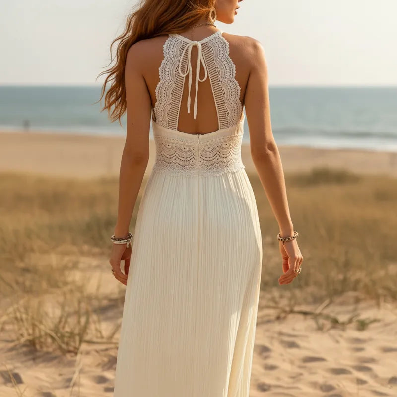 Primrose Lace Waist Maxi Dress