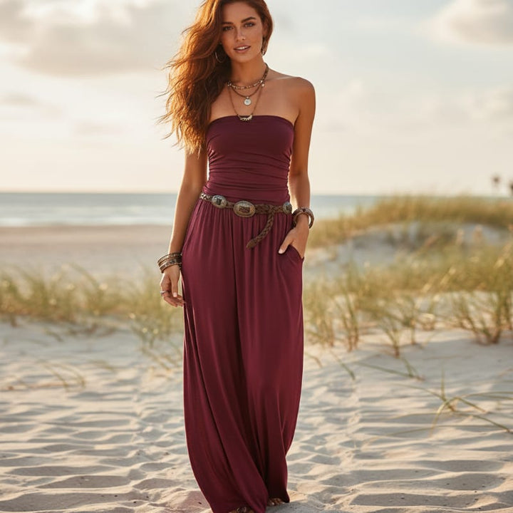 Runa Strapless Maxi Dress