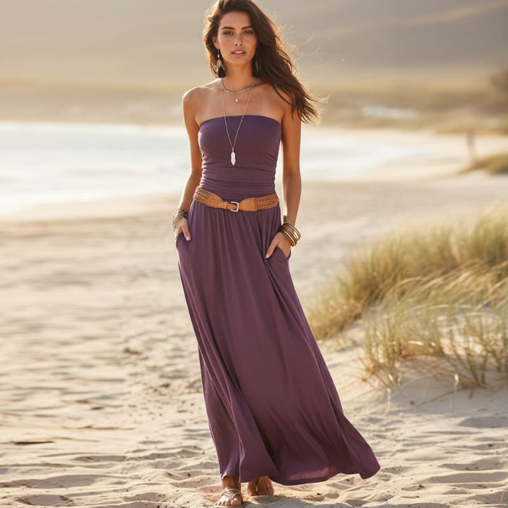 Runa Strapless Maxi Dress