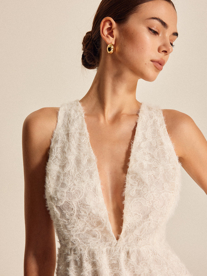 Aurélie Textured Maxi Dress