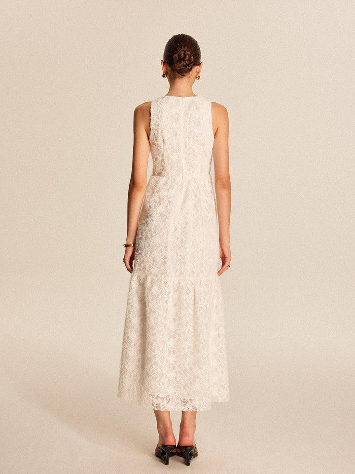 Aurélie Textured Maxi Dress