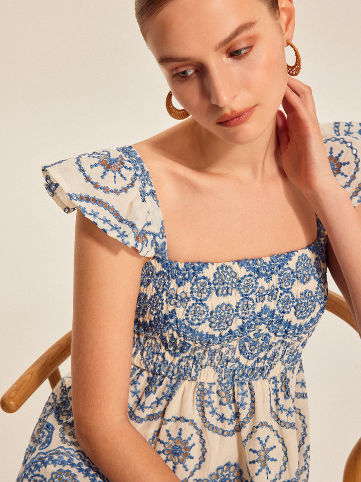 Capri Printed Midi Dress