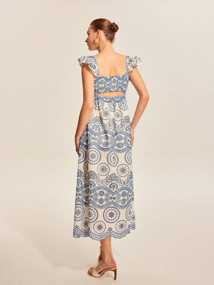 Capri Printed Midi Dress