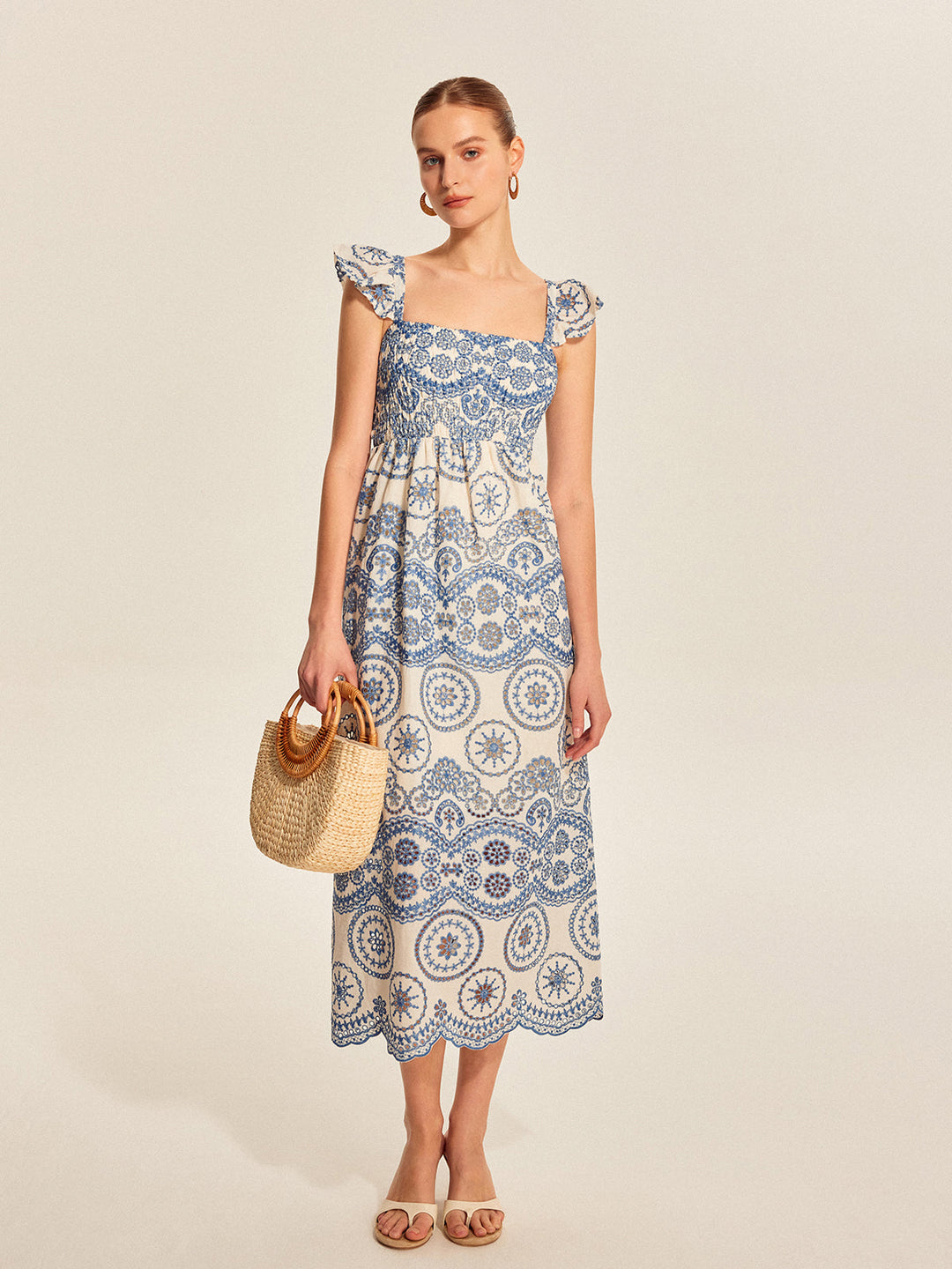 Capri Printed Midi Dress