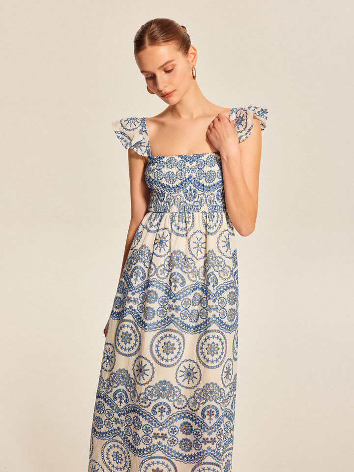Capri Printed Midi Dress