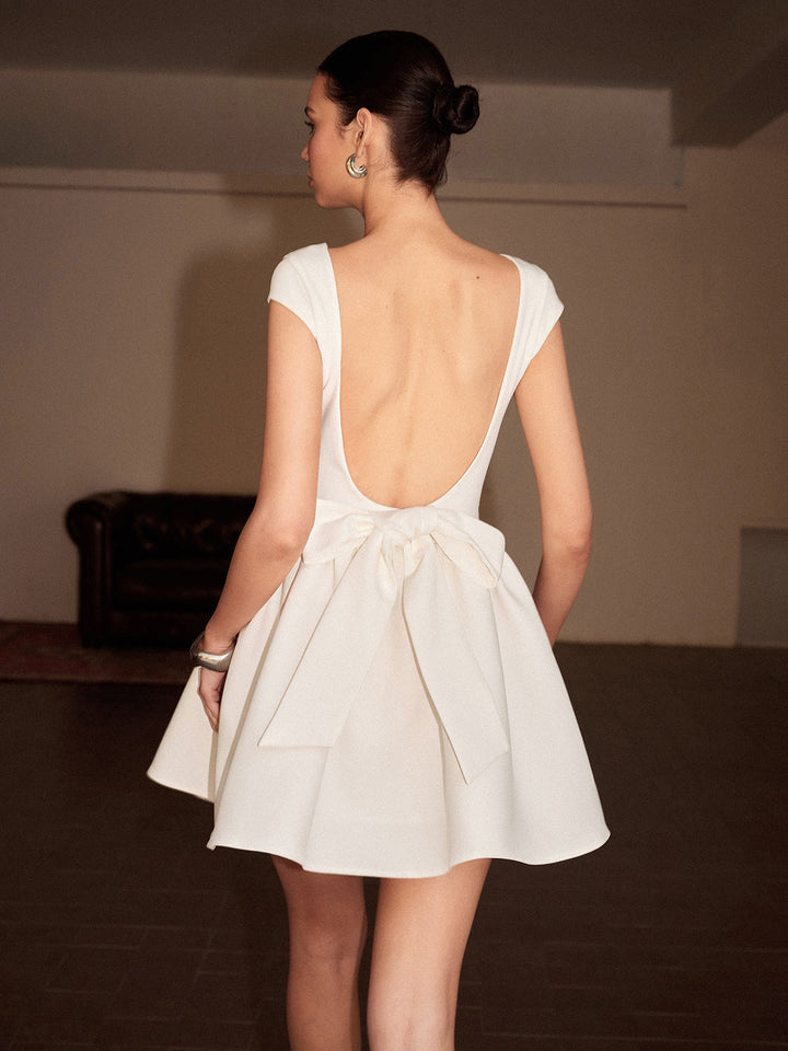 Amélie Open-Back Mini Dress