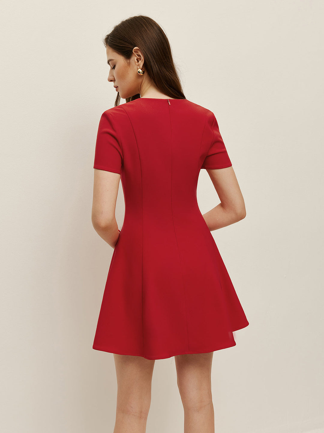 Valentina Tie-Waist Mini Dress
