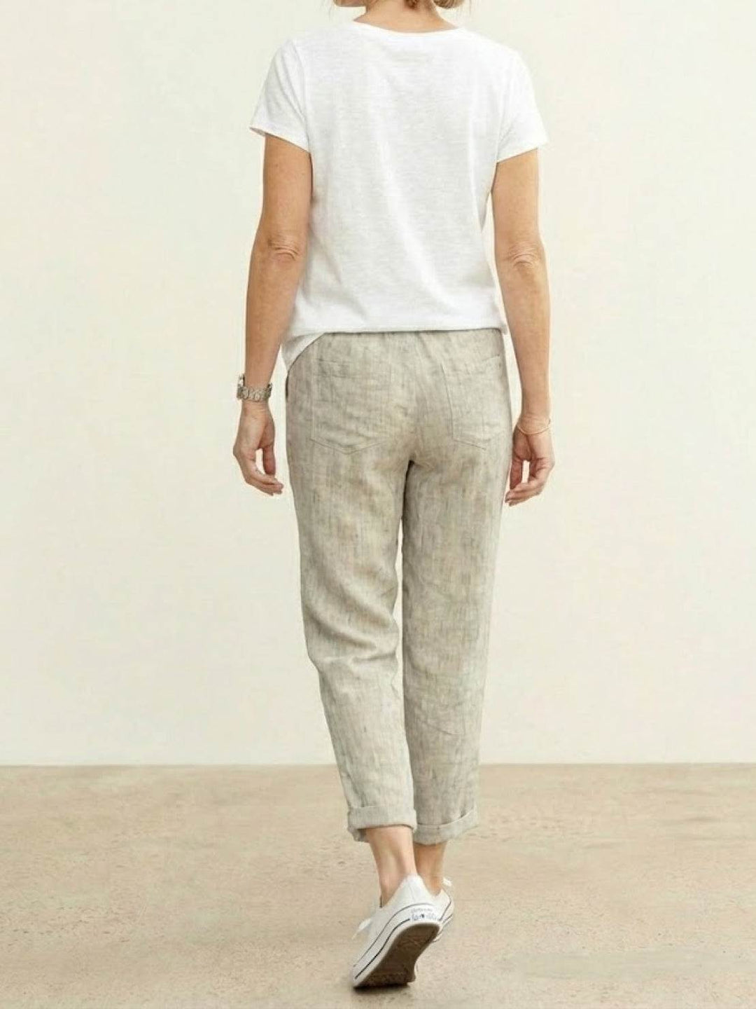 Harper Drawstring Linen Pants