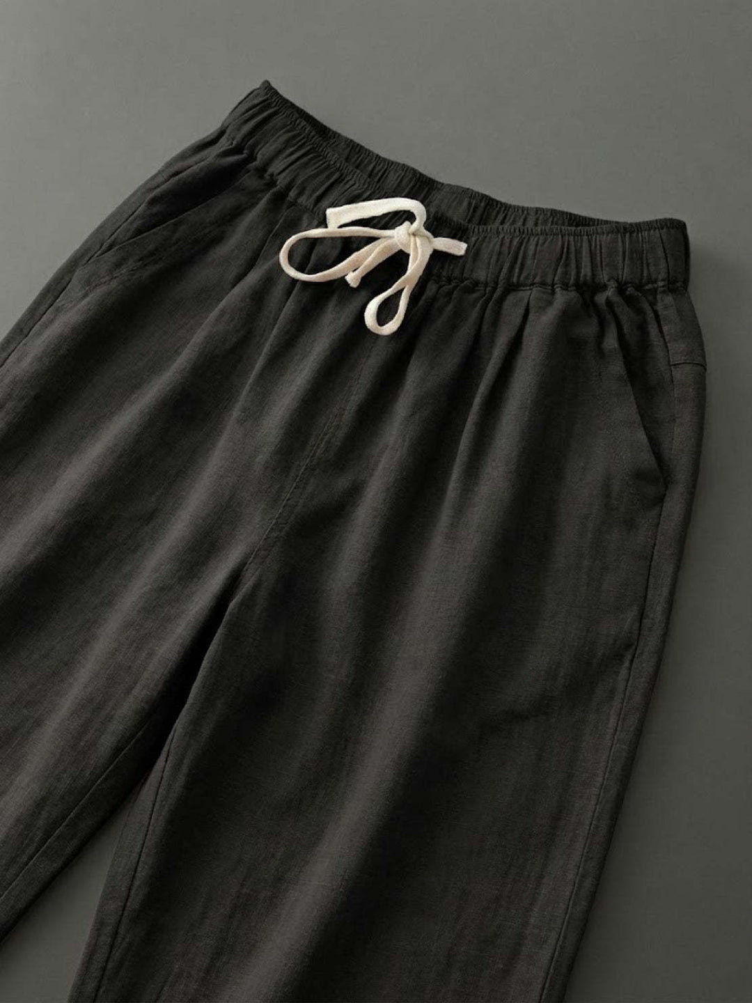 Harper Drawstring Linen Pants