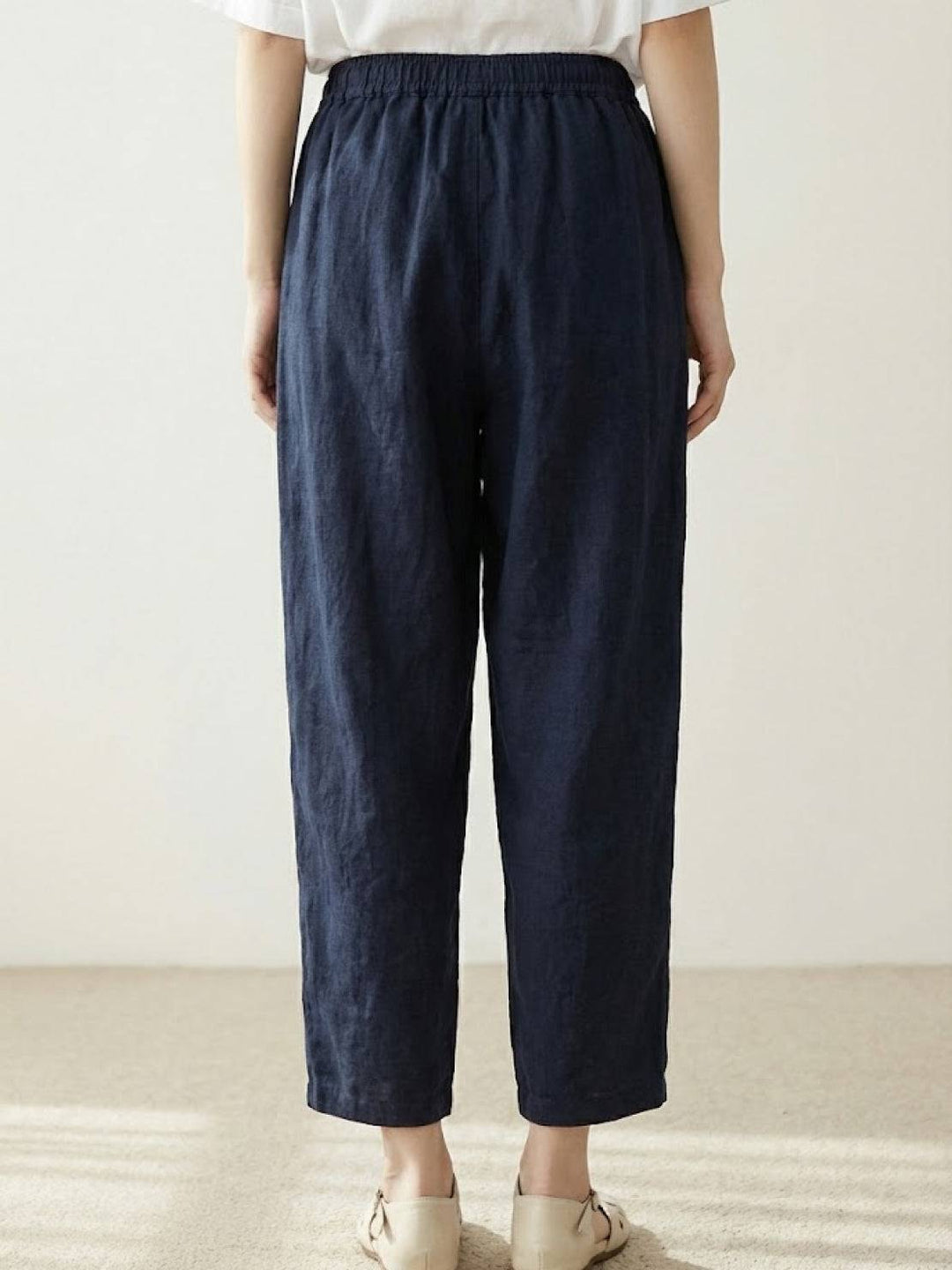 Harper Drawstring Linen Pants