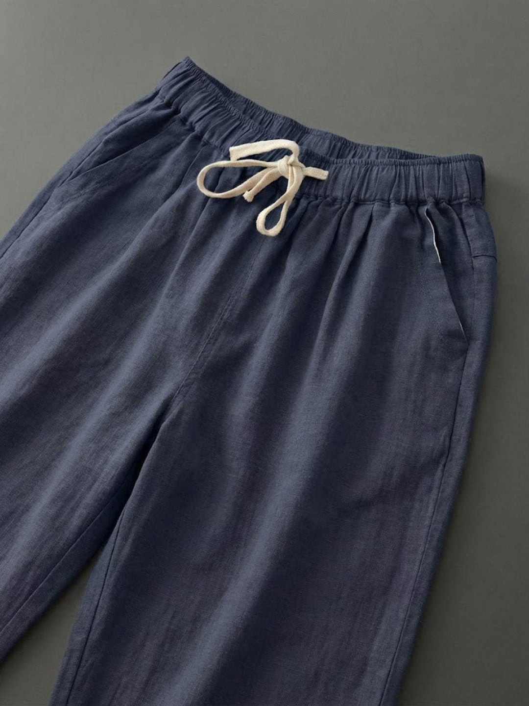 Harper Drawstring Linen Pants