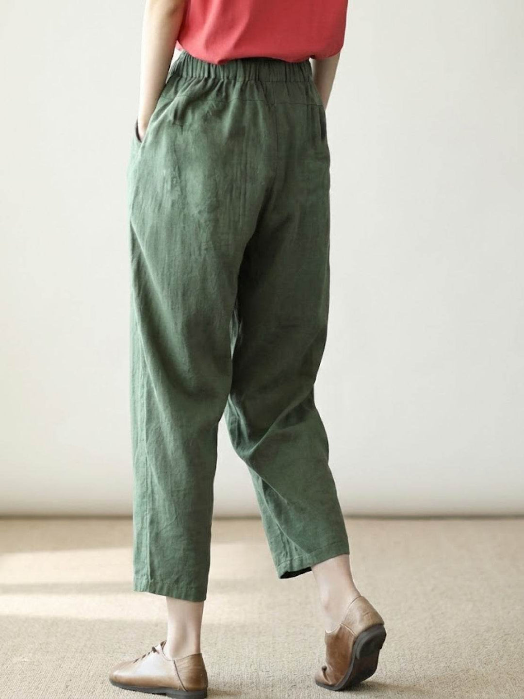 Harper Drawstring Linen Pants