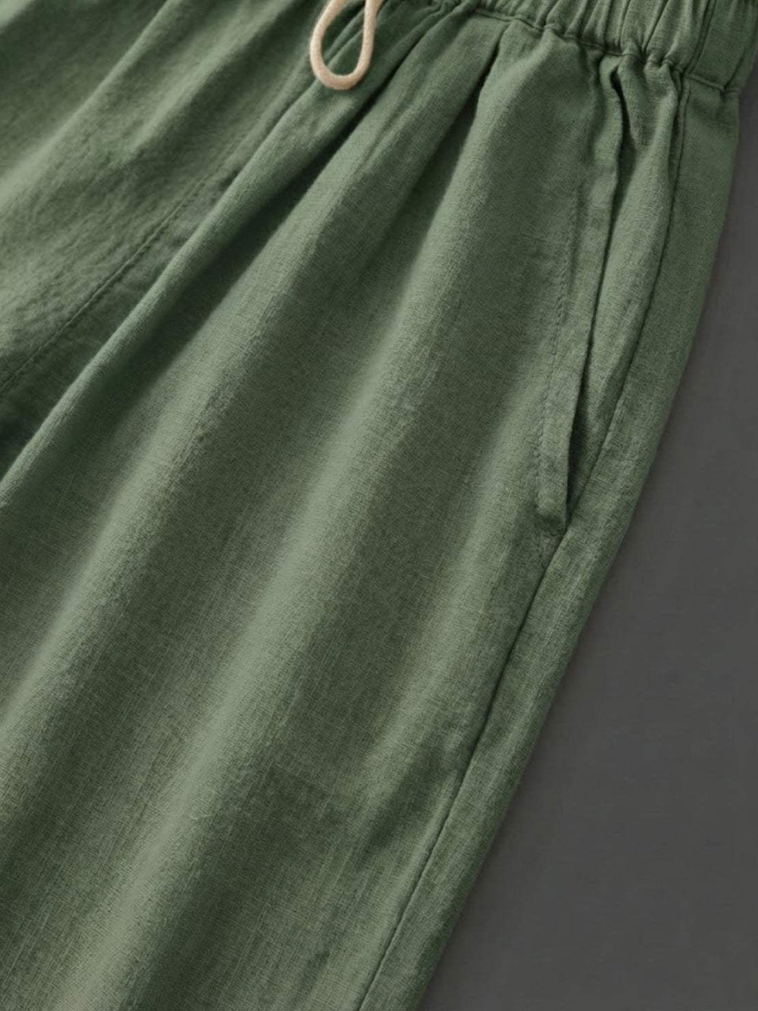 Harper Drawstring Linen Pants