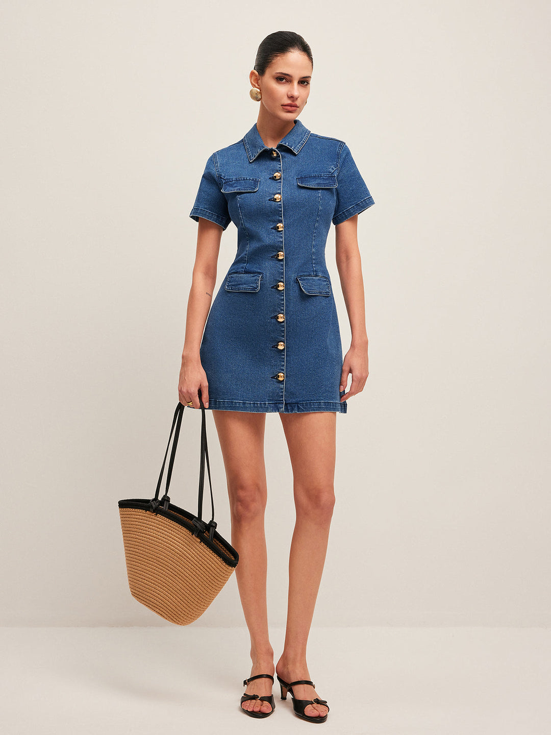 Monroe Denim Mini Dress