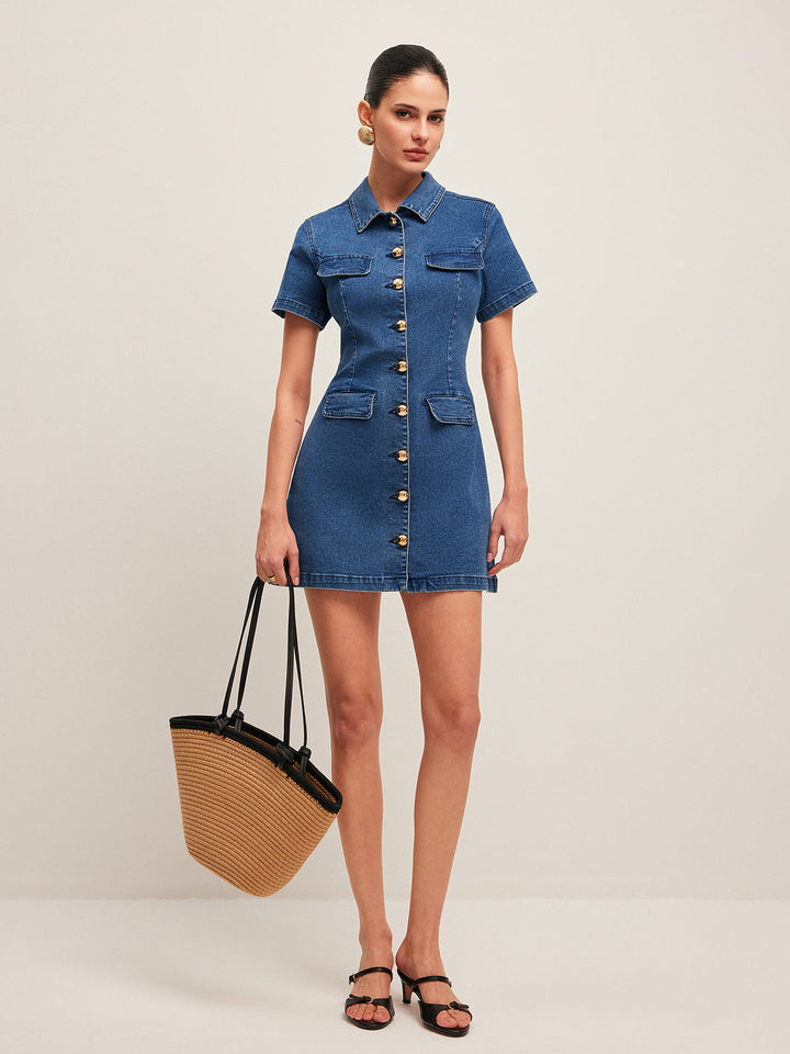 Monroe Denim Mini Dress