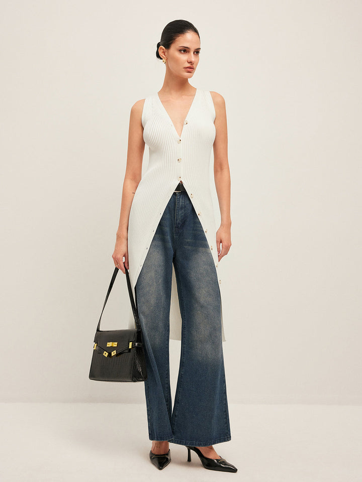 Soleil Knit Maxi Vest