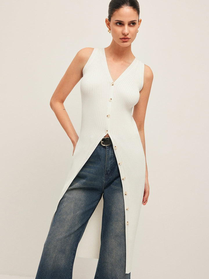 Soleil Knit Maxi Vest