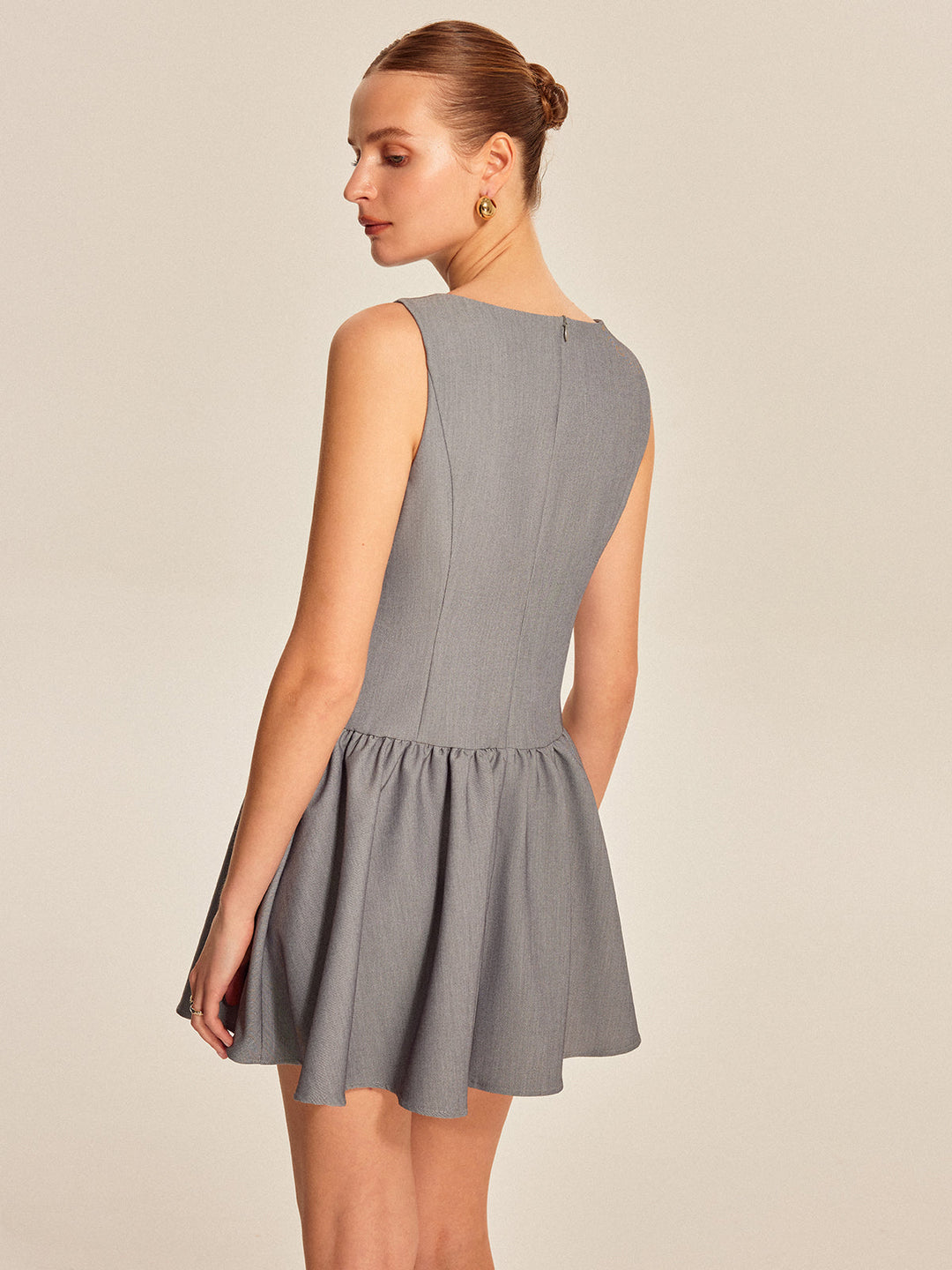 Margot Button Mini Dress