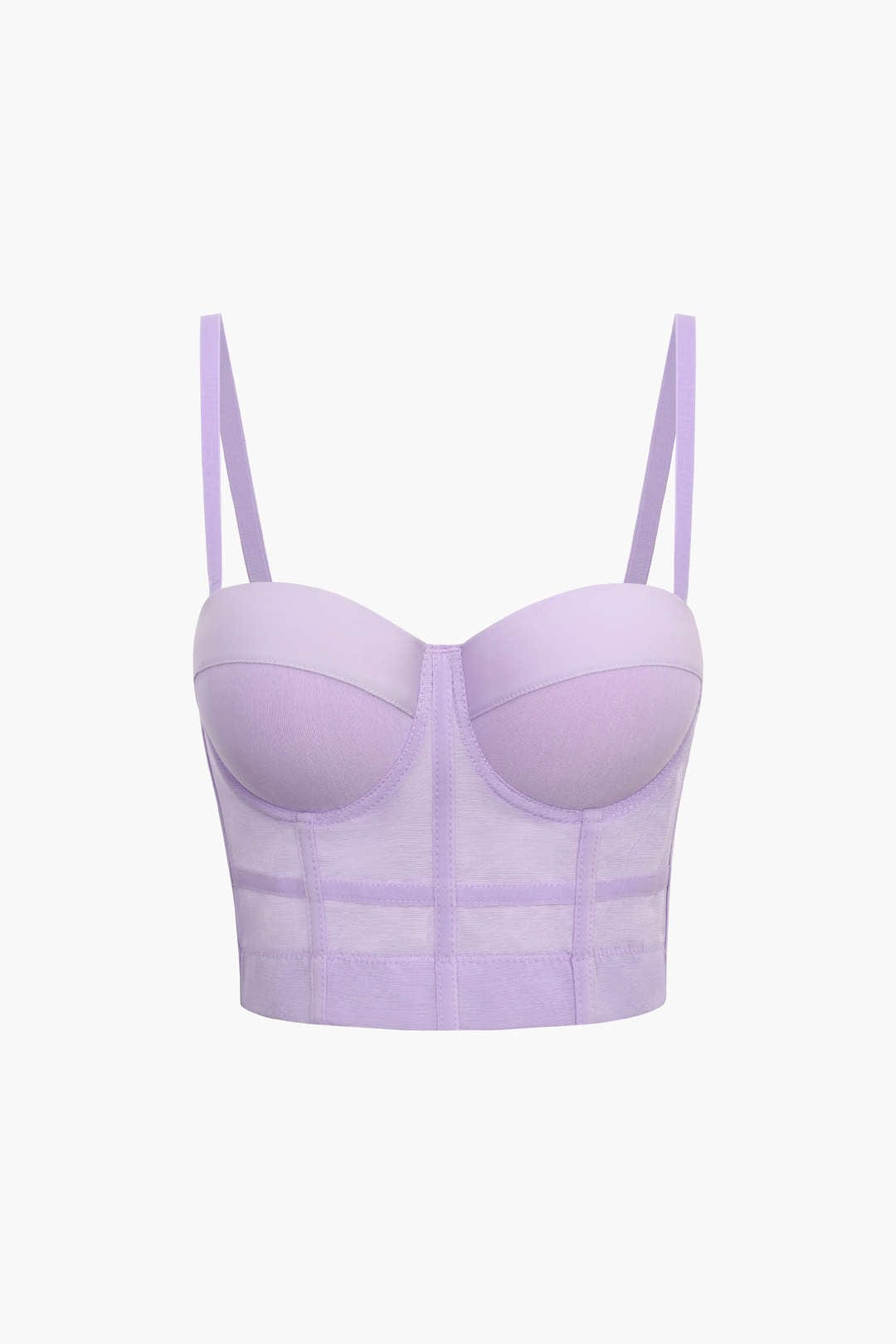 Everly Structured Bustier Crop Top