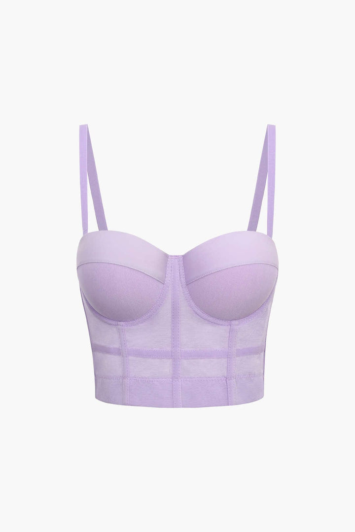 Everly Structured Bustier Crop Top