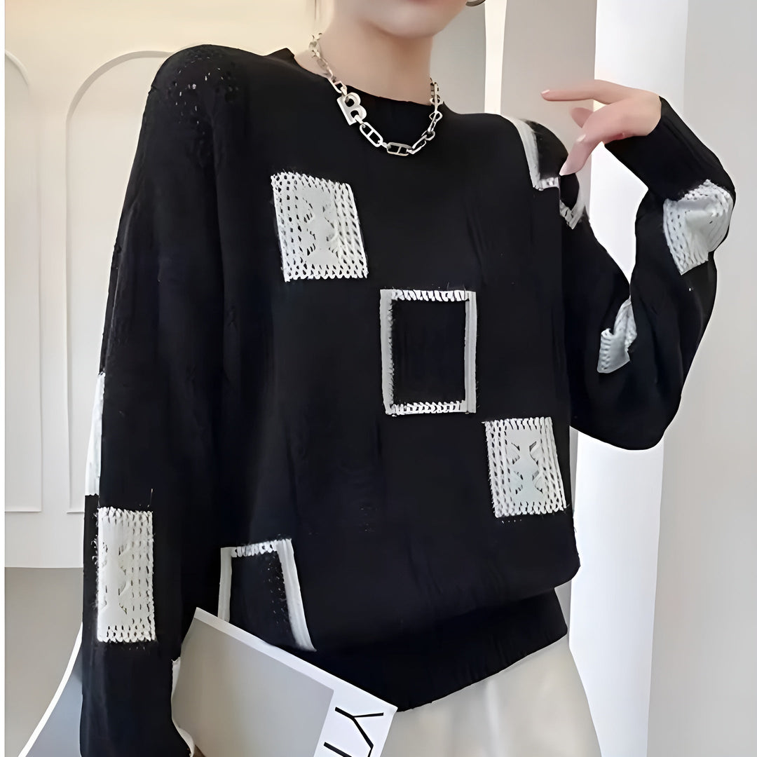 Galilea Geometric Sweater