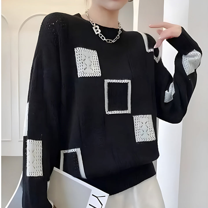 Galilea Geometric Sweater