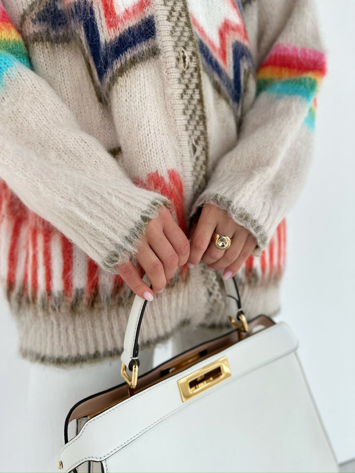 Scottie Southwestern Fringe Cardigan