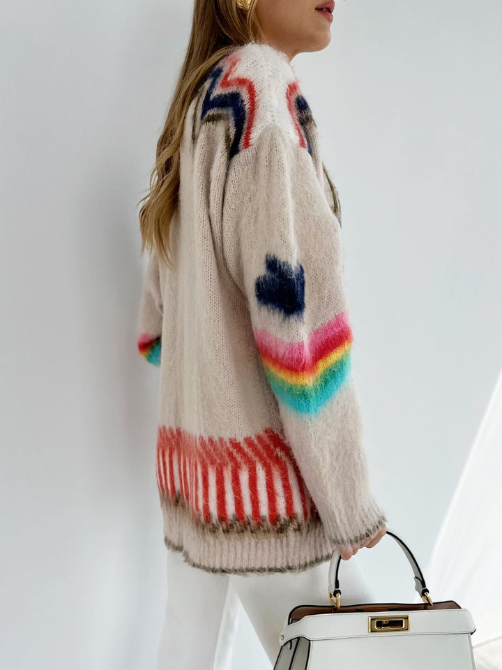 Scottie Southwestern Fringe Cardigan