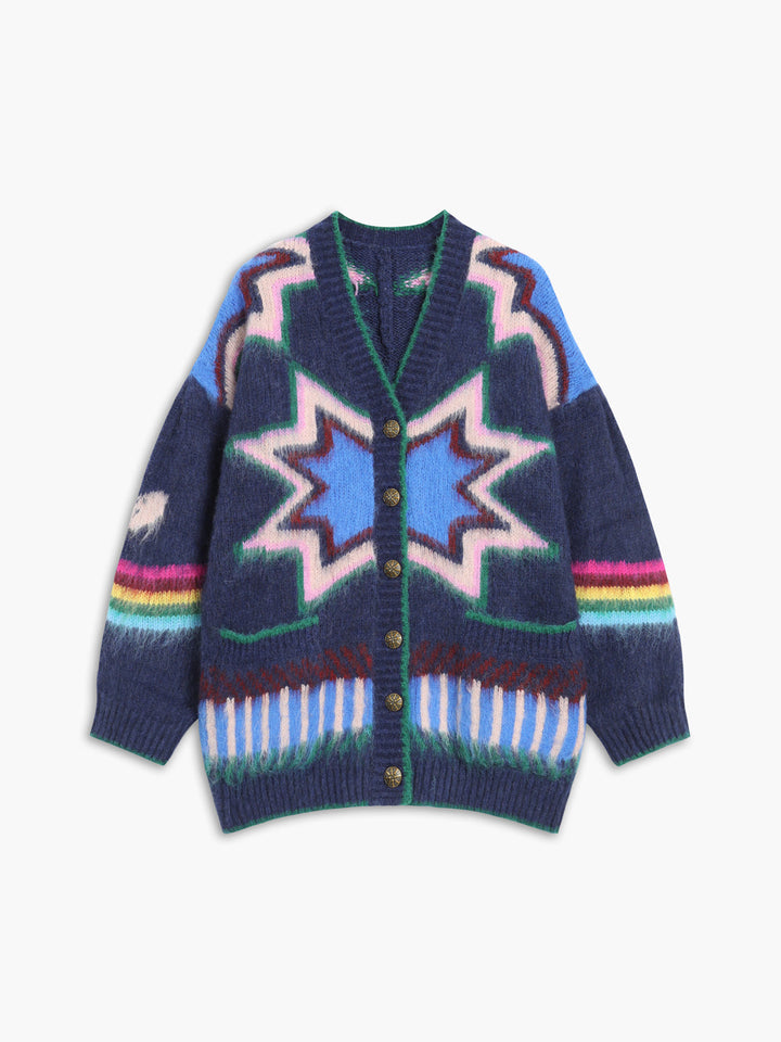 Scottie Southwestern Fringe Cardigan