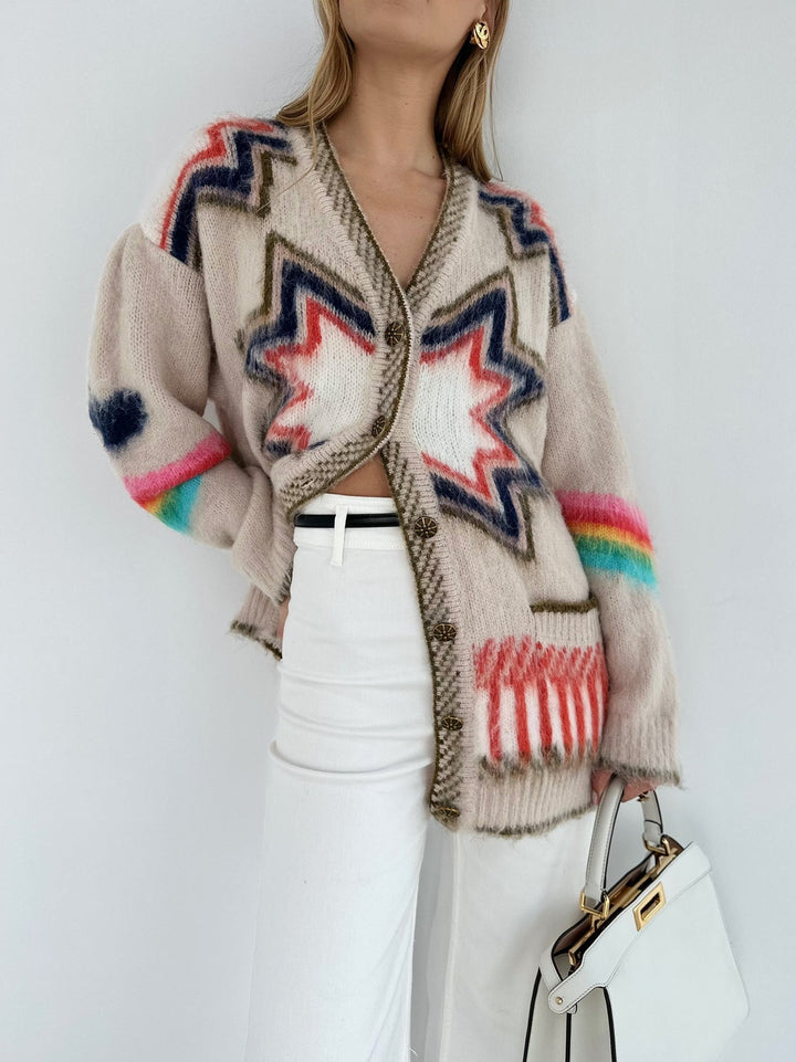 Scottie Southwestern Fringe Cardigan