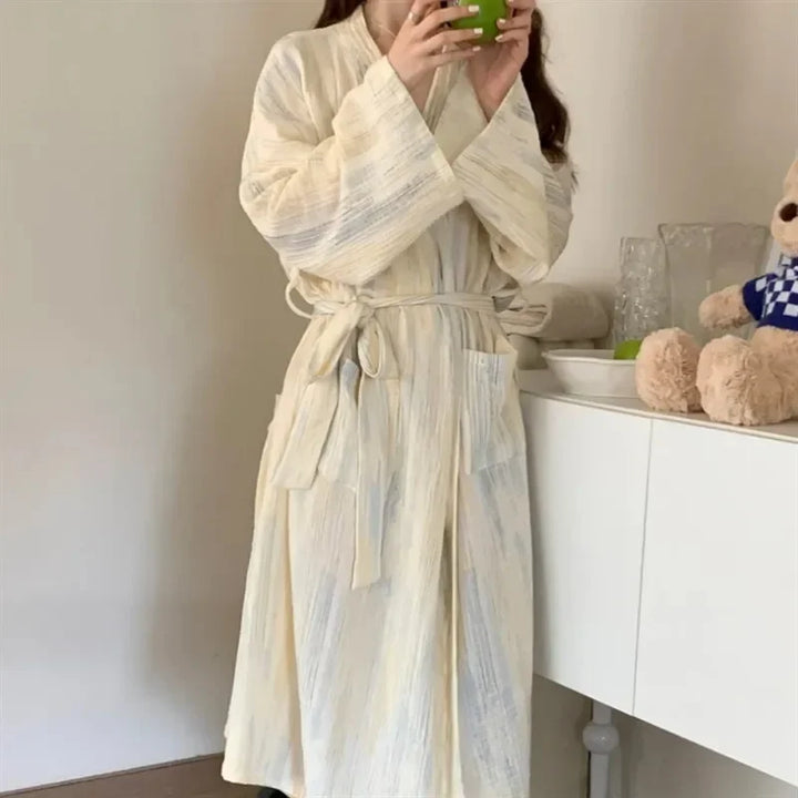 Raylee Textured Wrap Robe