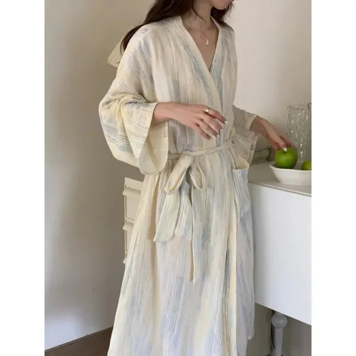 Raylee Textured Wrap Robe