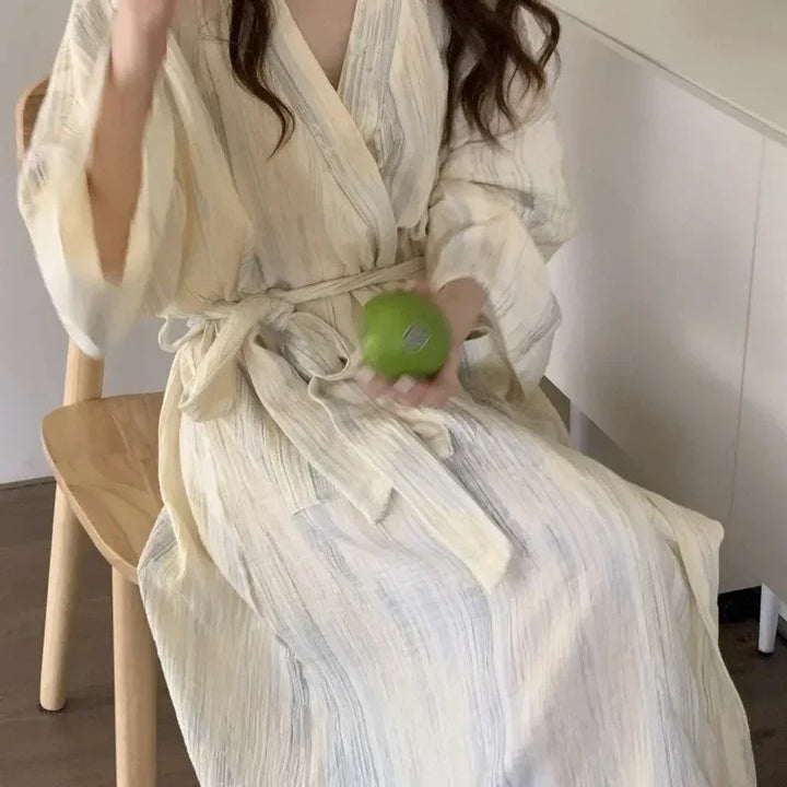 Raylee Textured Wrap Robe