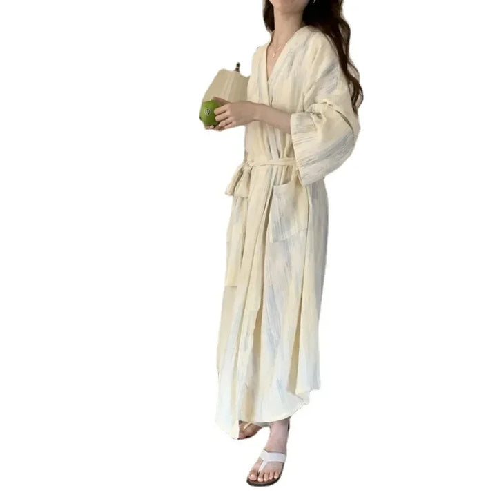 Raylee Textured Wrap Robe