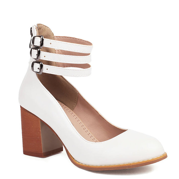 Casilda Aspen Strap Block Heel Booties
